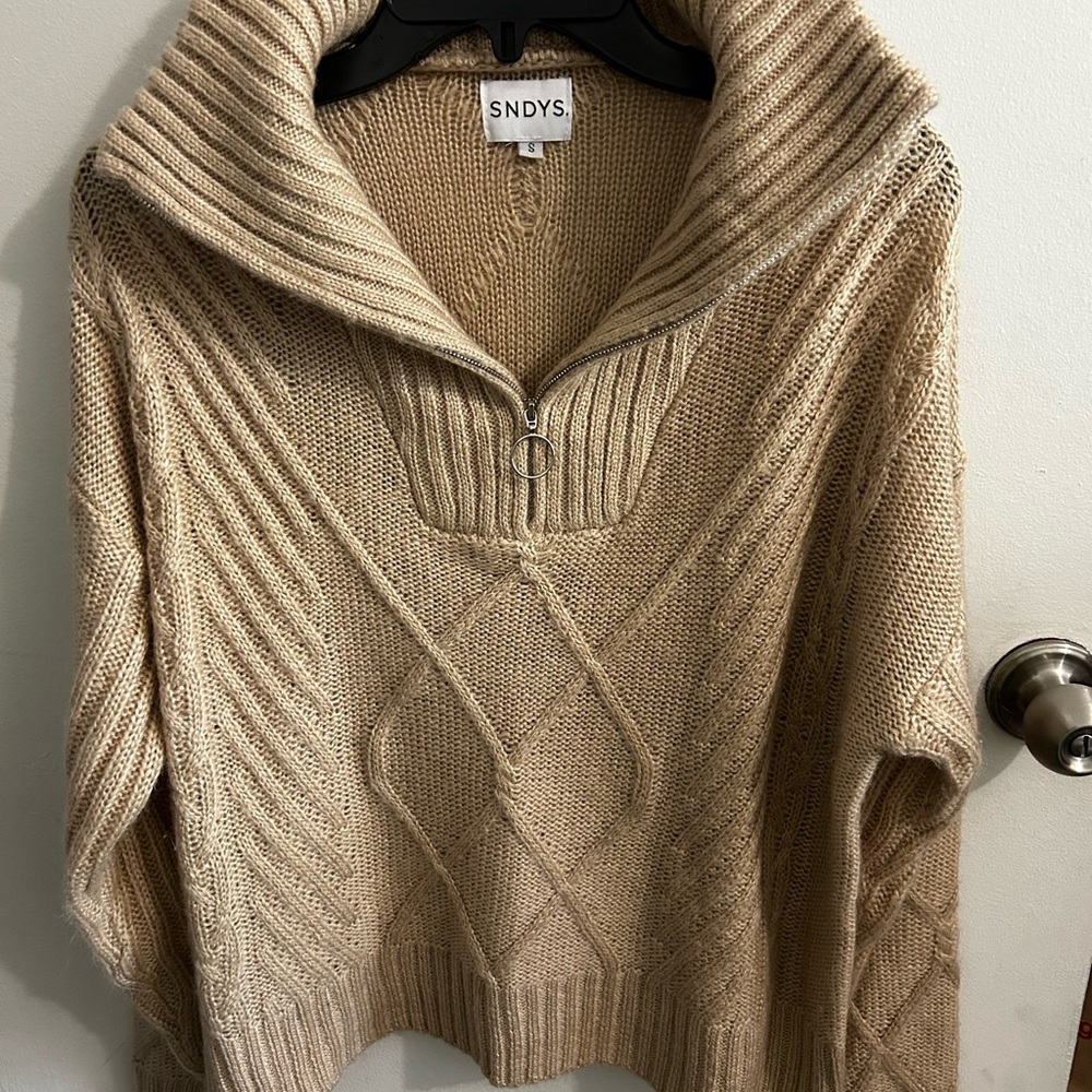 SNDYS Women's Tan Sweater